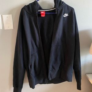 Black Nike zip-up